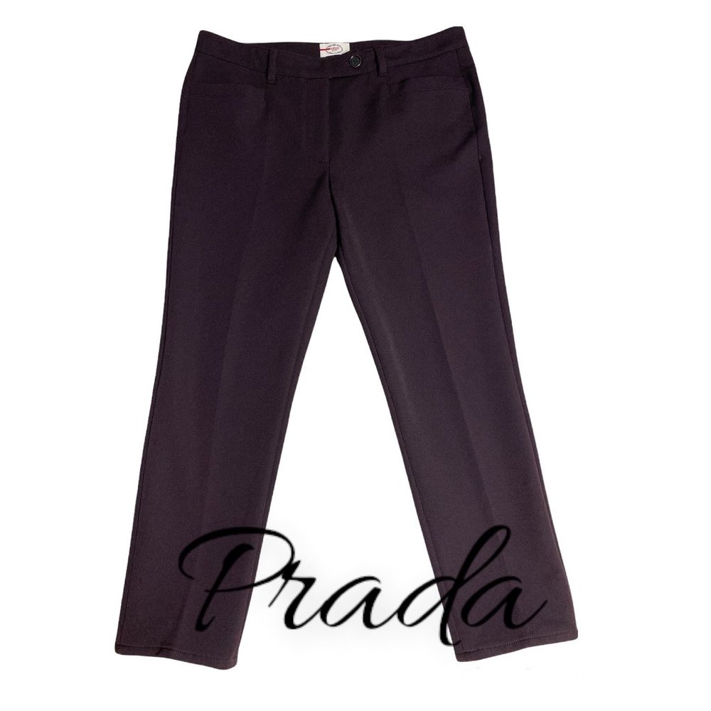 PRADA ROSSA Technical Fabric Trousers Size 8